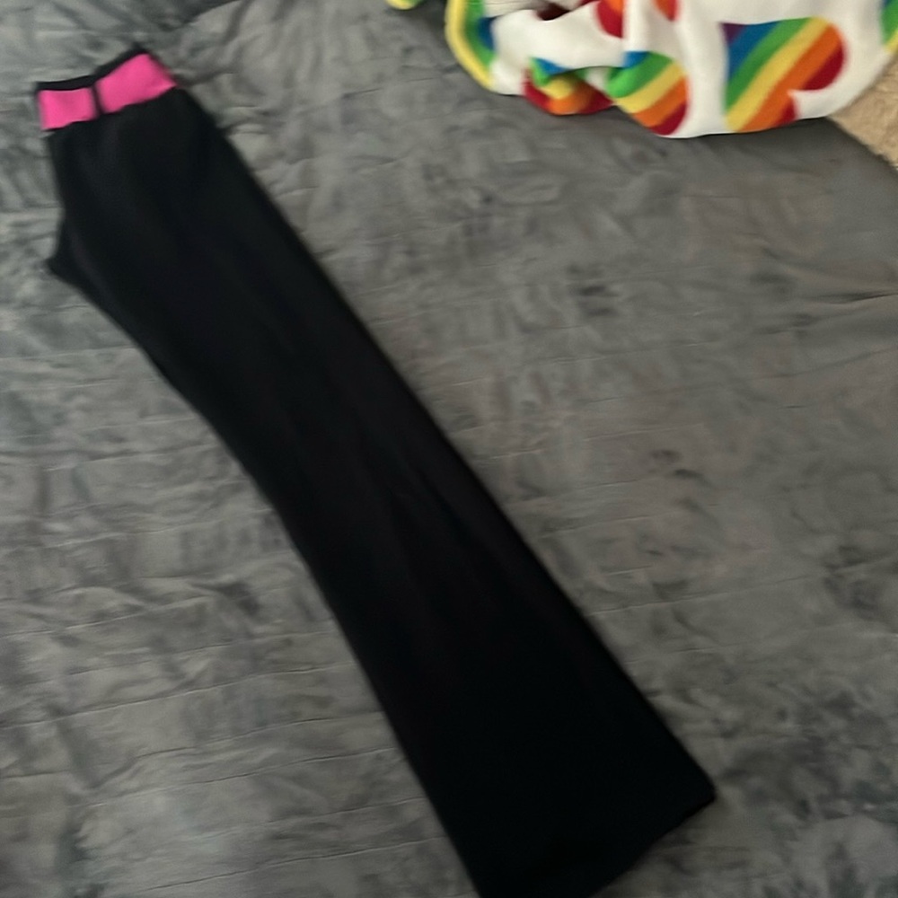 Black Bellbottom Leggings